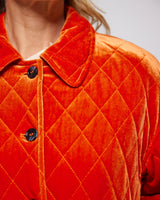 Burnt Orange Laia Quilted Jacket