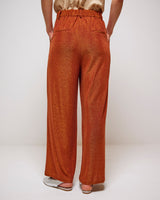 Burnt Orange Kaya Wide Leg Pants