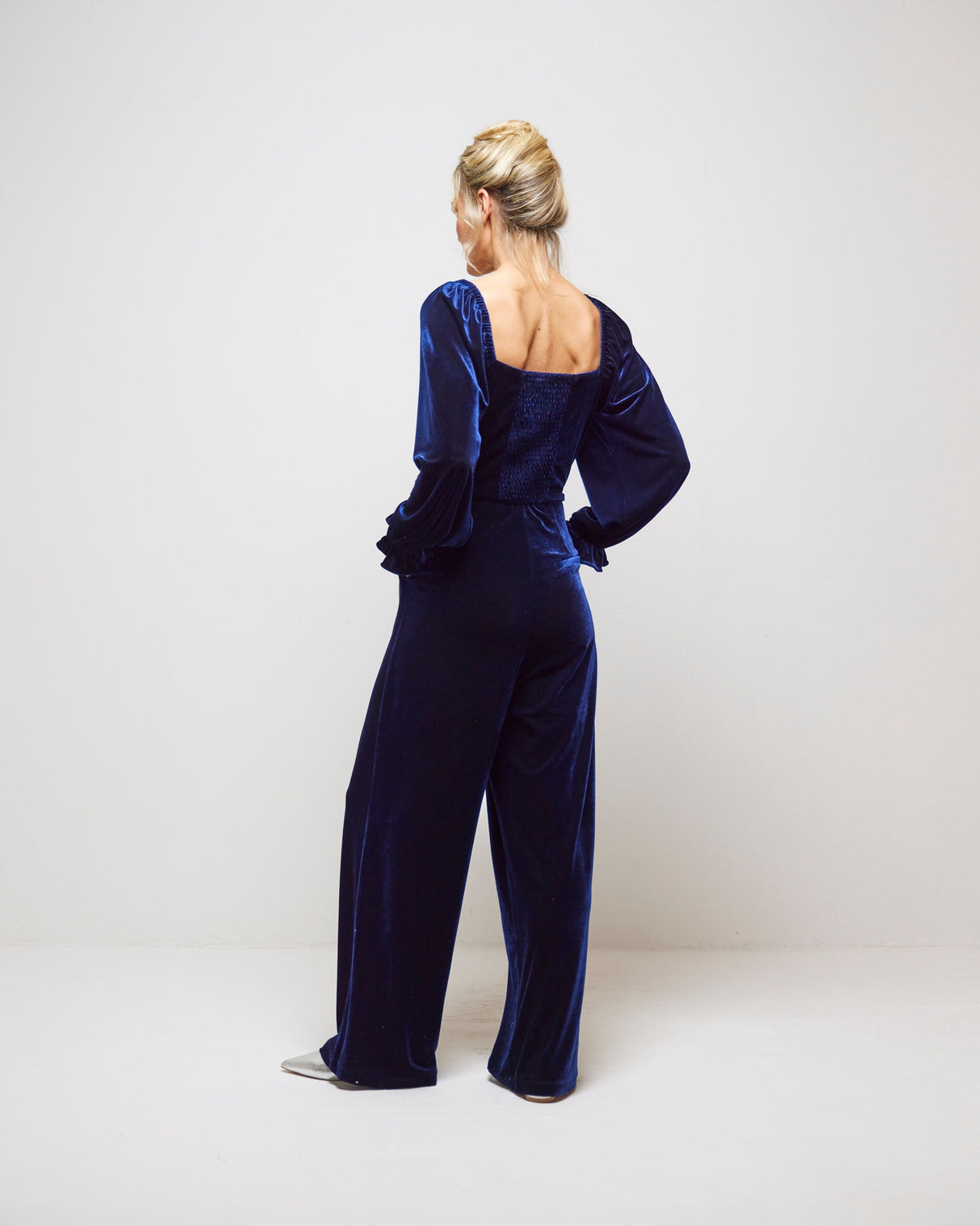 Bleu Marine July Velvet Jumpsuit