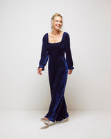 Bleu Marine July Velvet Jumpsuit