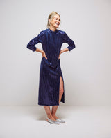 Bleu Marine Mady Sequins Midi Dress