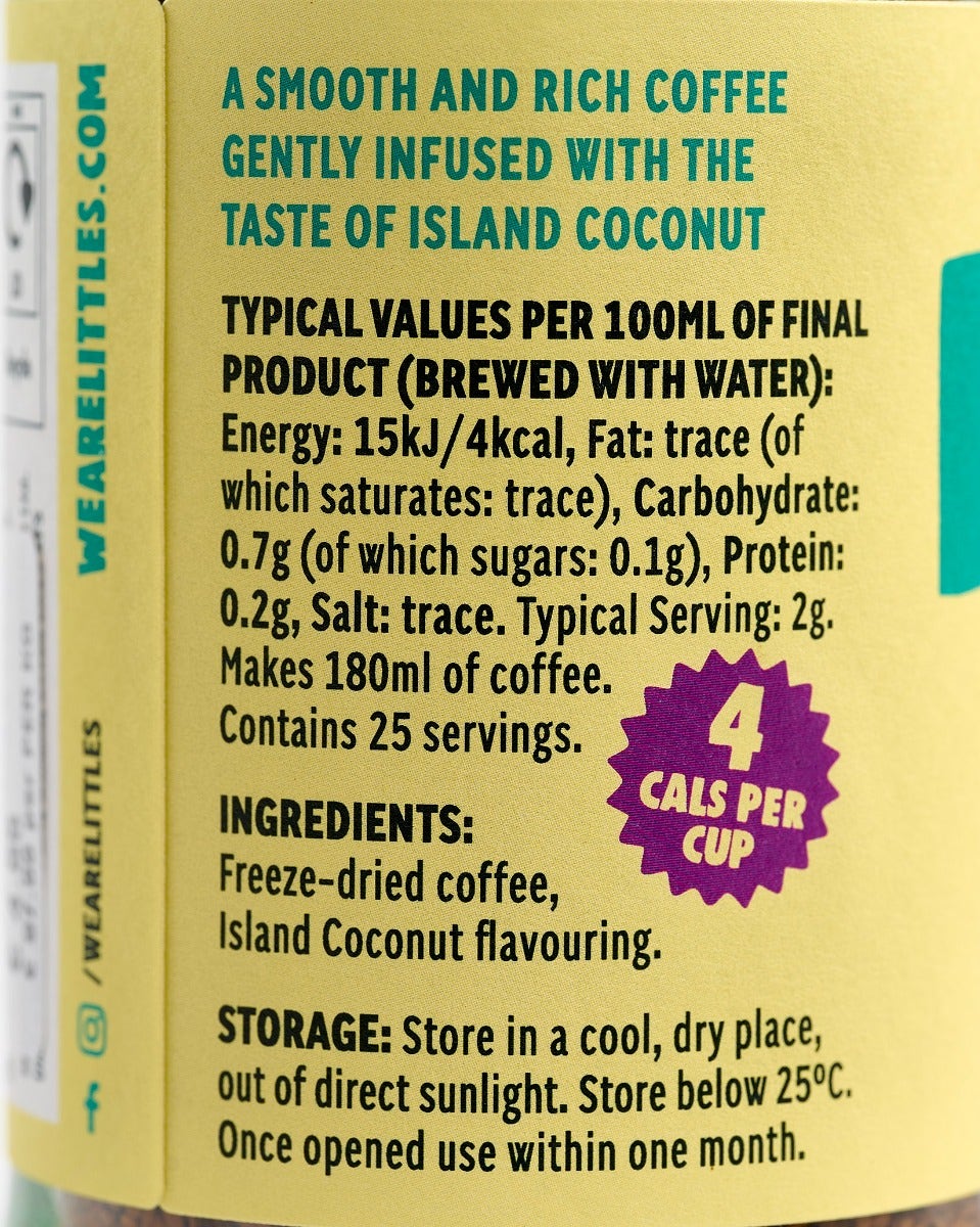 Little's Island Coconut Instant Coffee