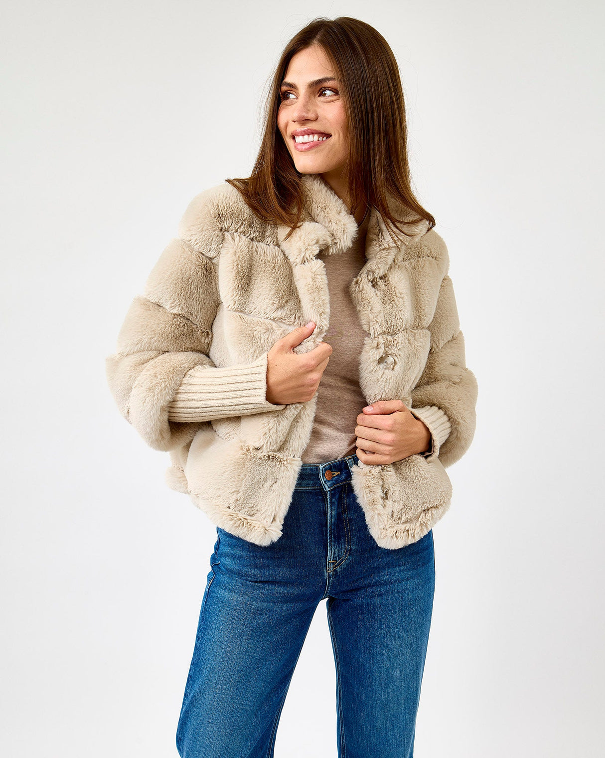 Toffee-Feline-Short-Faux-Fur-Jacket