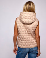 Light Desert Femia Wool Coat & Detachable Bodywarmer