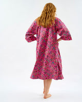 Fuchsia Forest Friends Cotton Kimono