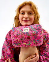 Fuchsia-Forest-Friends-Quilted-Cotton-Make-Up-Bag
