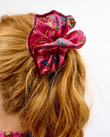 Fuchsia-Forest-Friends-Cotton-Hair-Scrunchie