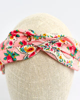 Floral Heart Cotton Hair Band