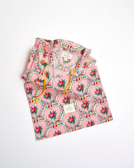Floral-Heart-Cotton-Pyjama-Set