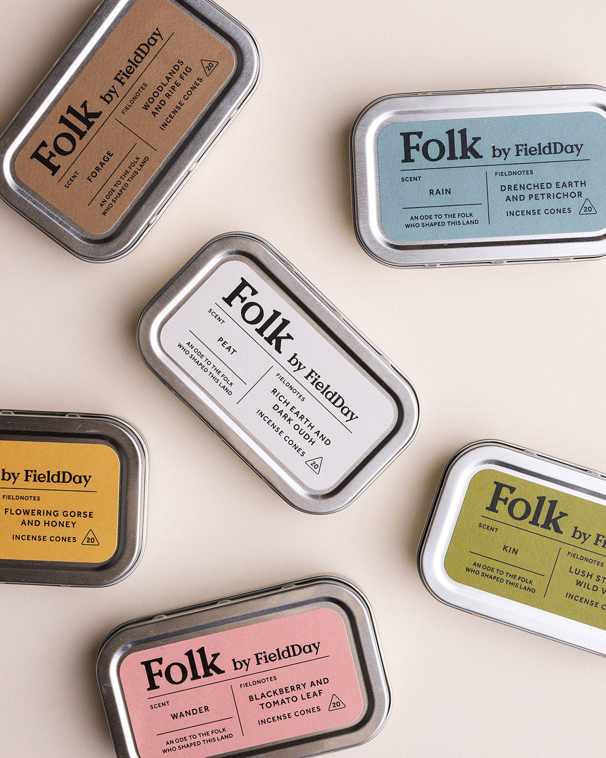 Folk Peat Incense Cone