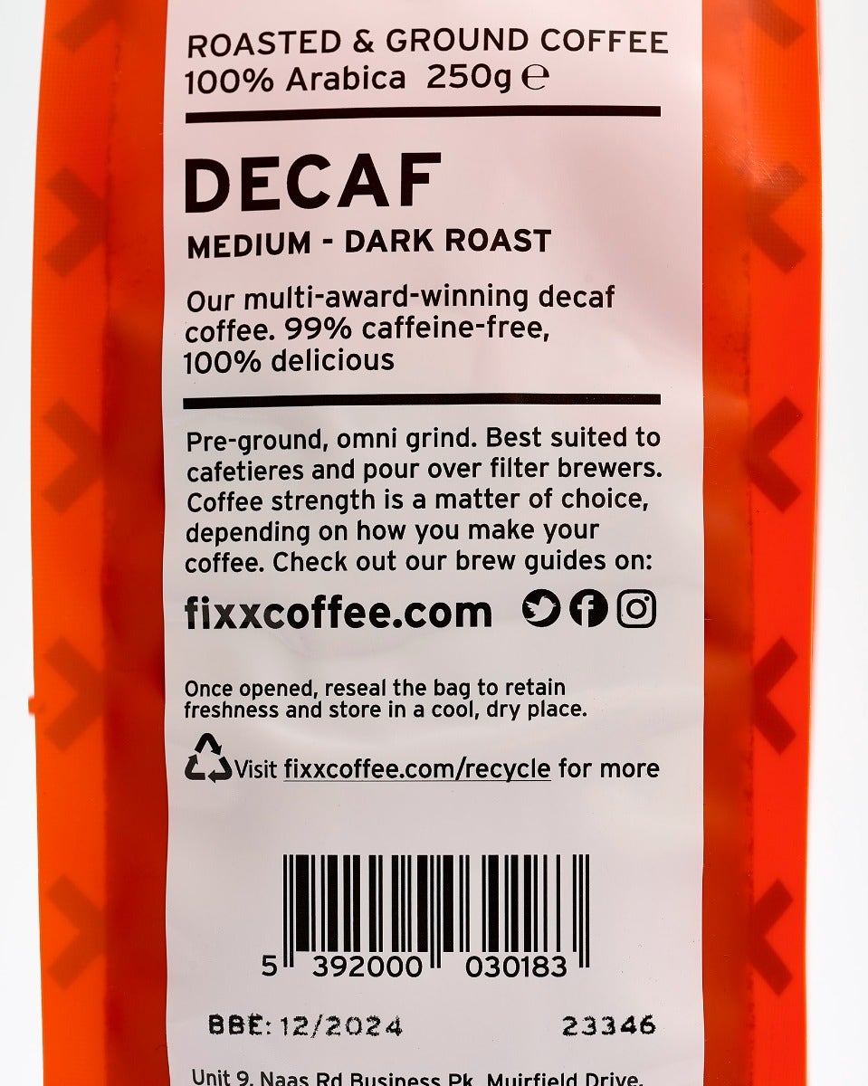 Fixx Decaf Ground Coffee