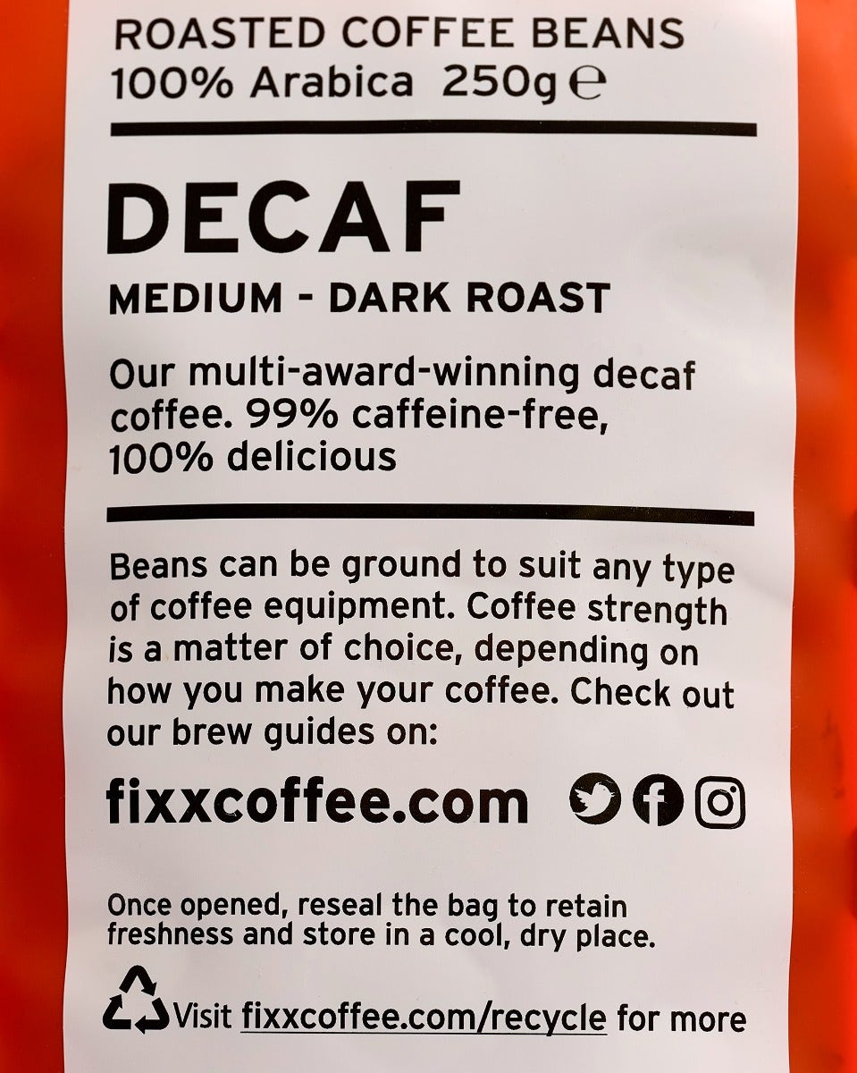 Fixx Decaf Coffee Beans