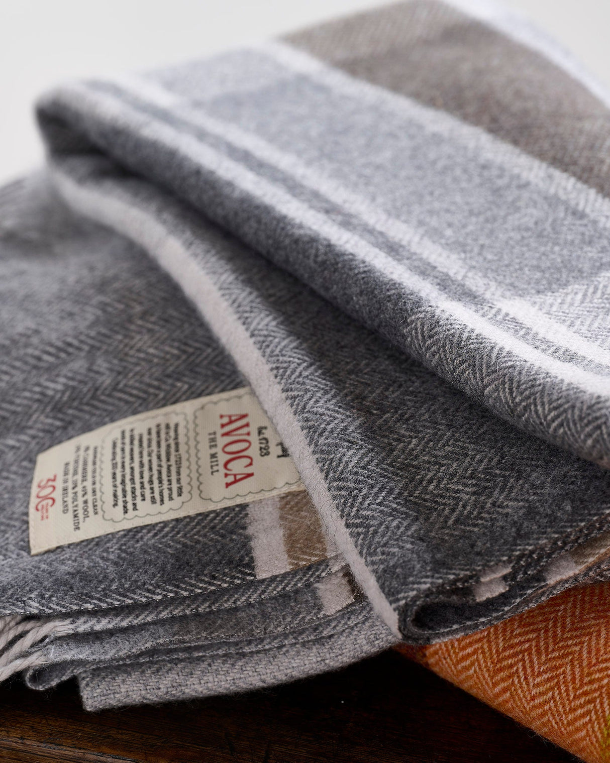 Flannel Cashmere Blend Throw