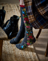 Floral Rosa Knee Socks