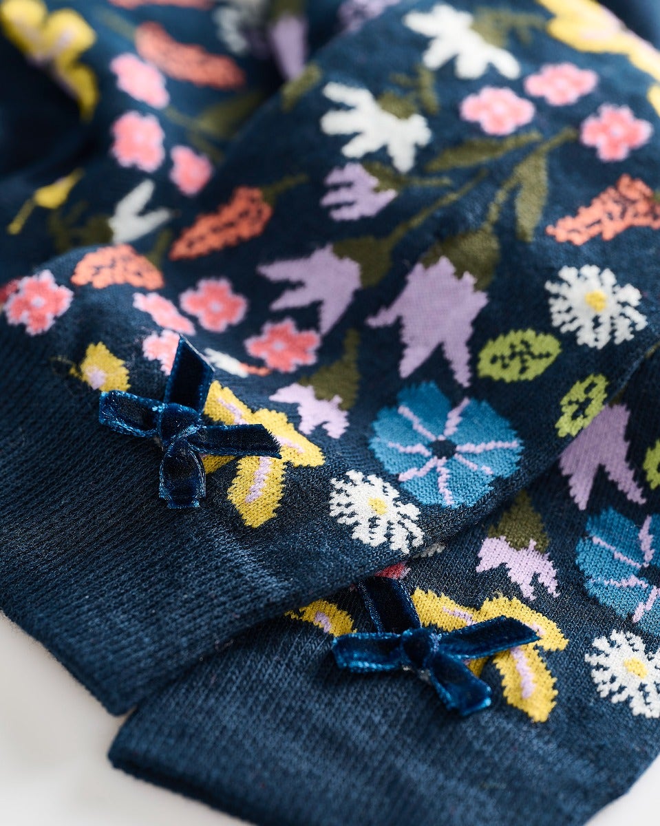 Flower Field Ankle Socks