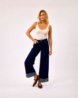 Midnight-Blue-Suki-Wide-Leg-Cuffed-Jeans
