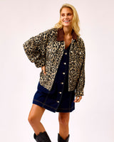Leopard Print Munchkin Utility Jacket