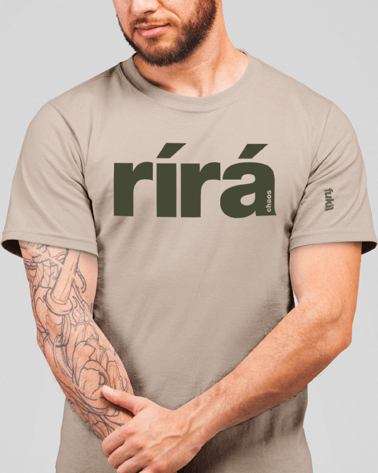 Desert-Sand-Olive-'Rírá'-T-Shirt