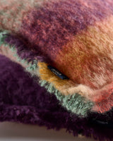 Fuchsia Contemporary Mohair Cushion