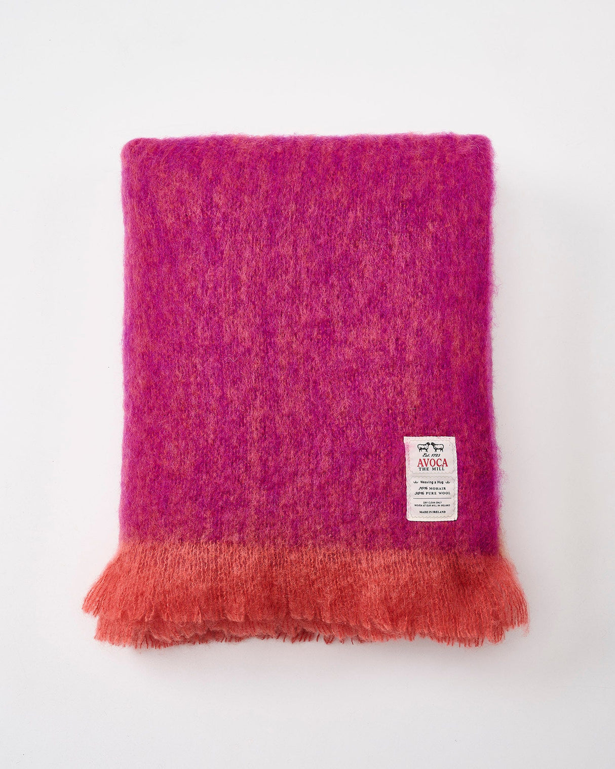 Fushia-Contemporary-Mohair-Throw