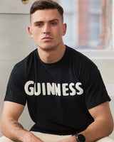 Black & Cream Chenille 'Guinness' T-Shirt