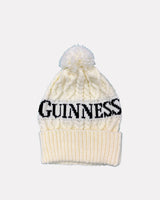 Grey-Cream-'Guinness'-Aran-Knit-Bobble-Hat
