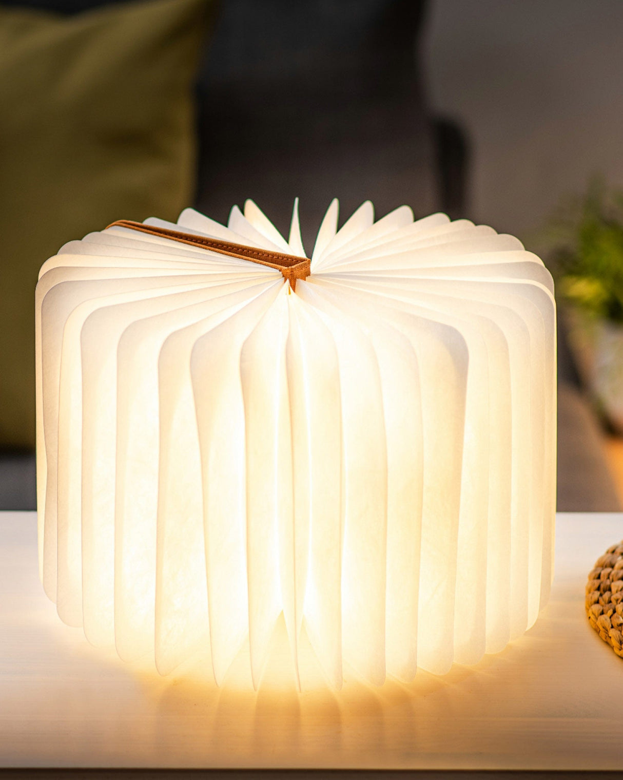 Orange Fabric Smart Book Light