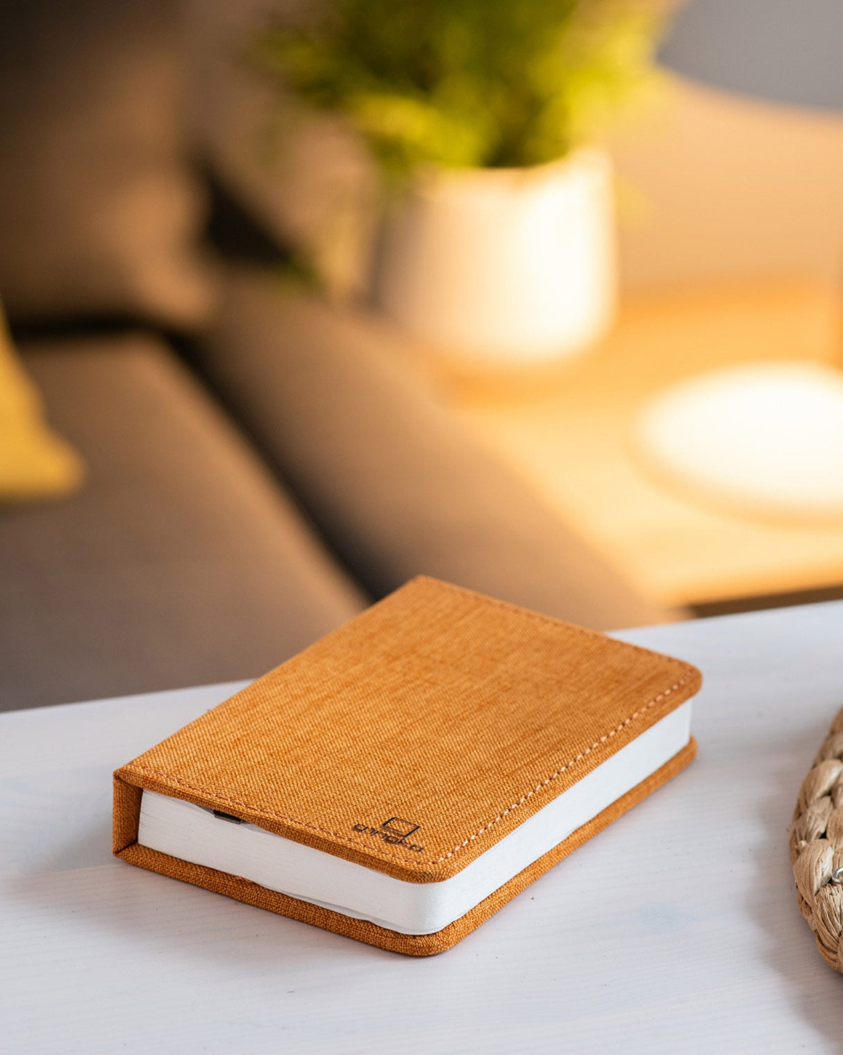 Orange Fabric Smart Book Light