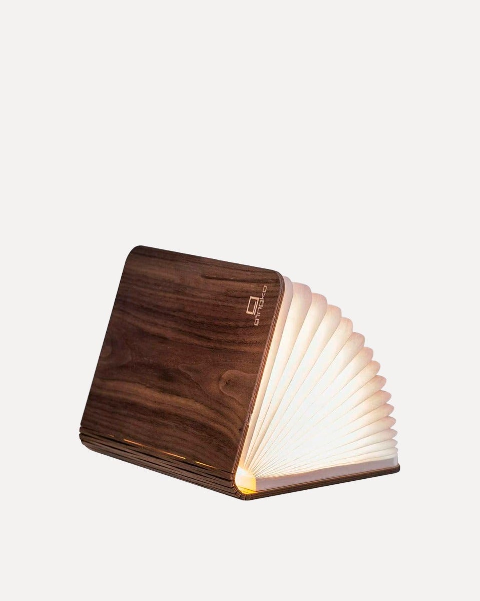 Walnut Wood Smart Book Light