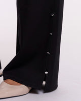 Black Gloria Wide Leg Trousers