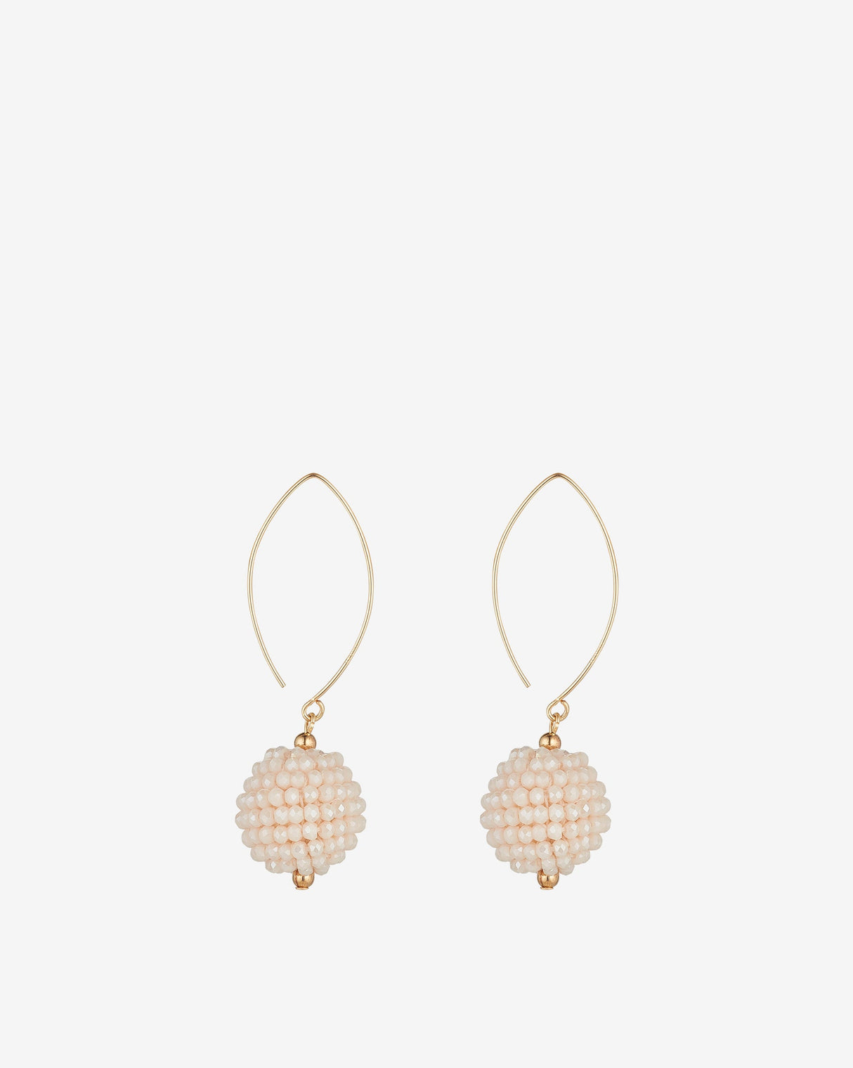 Gold-Filled-Cream-Cluster-Charm-Earrings