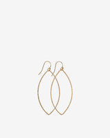 Gold Filled Hammered Oval Earrings