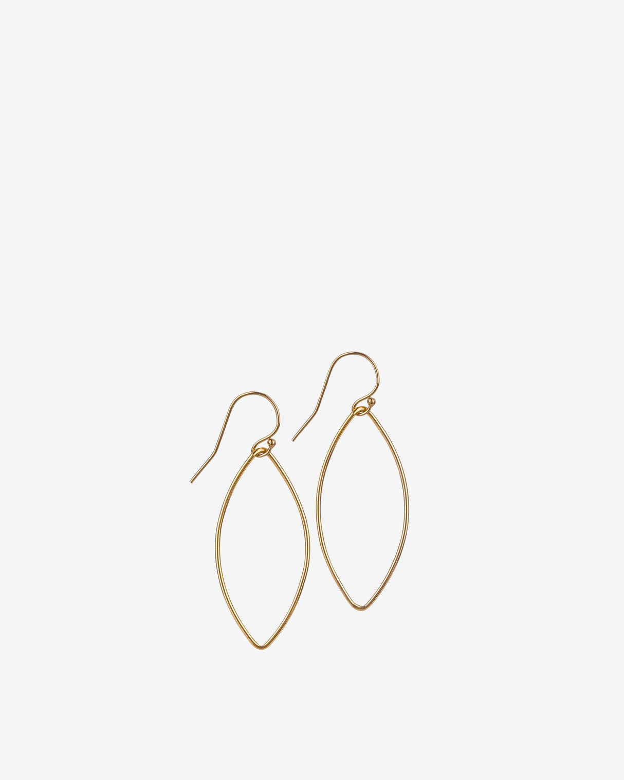 Gold Filled Oval Earrings