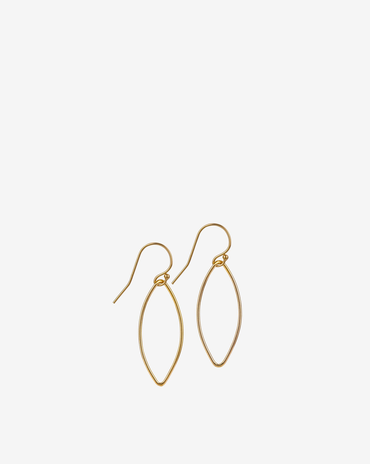Gold Filled Oval Earrings