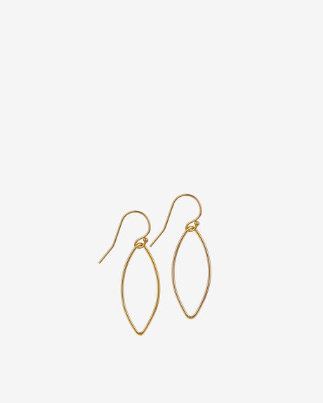 Gold Filled Oval Earrings