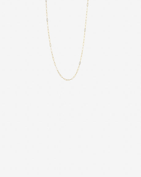 Gold Filled Paperclip Necklace
