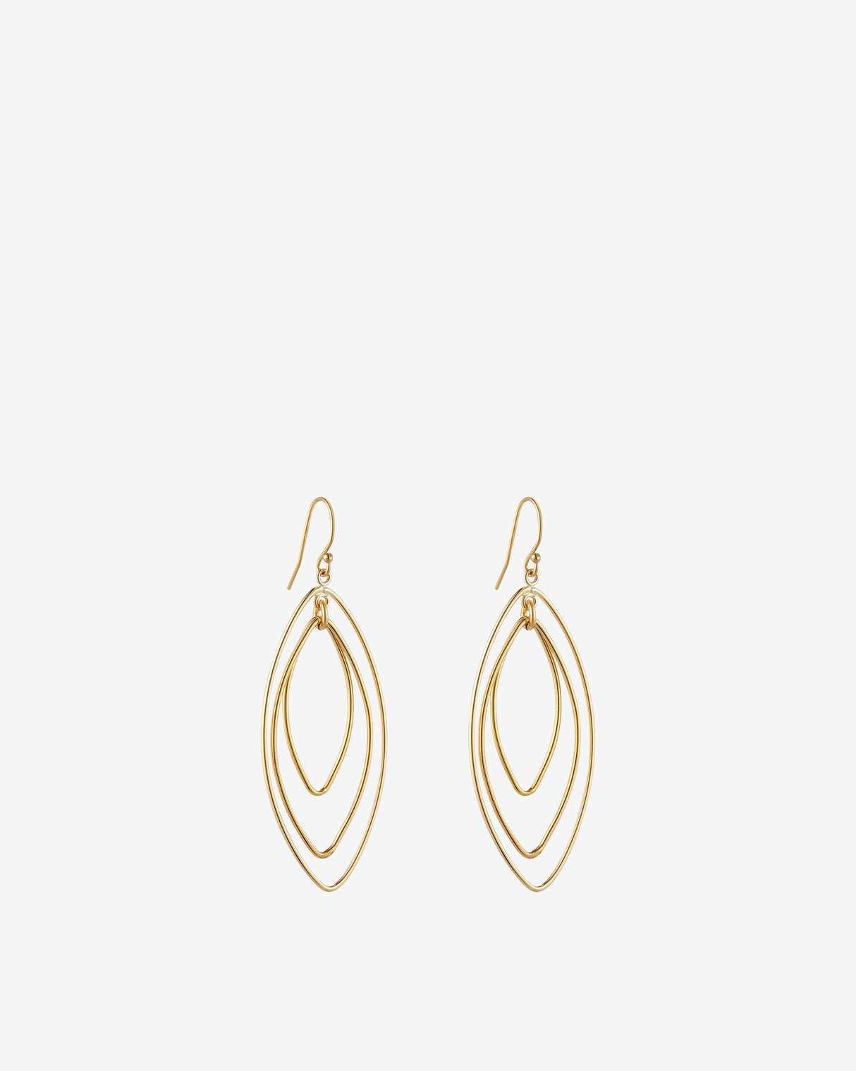 Gold-Filled-Triple-Oval-Chandelier-Earrings