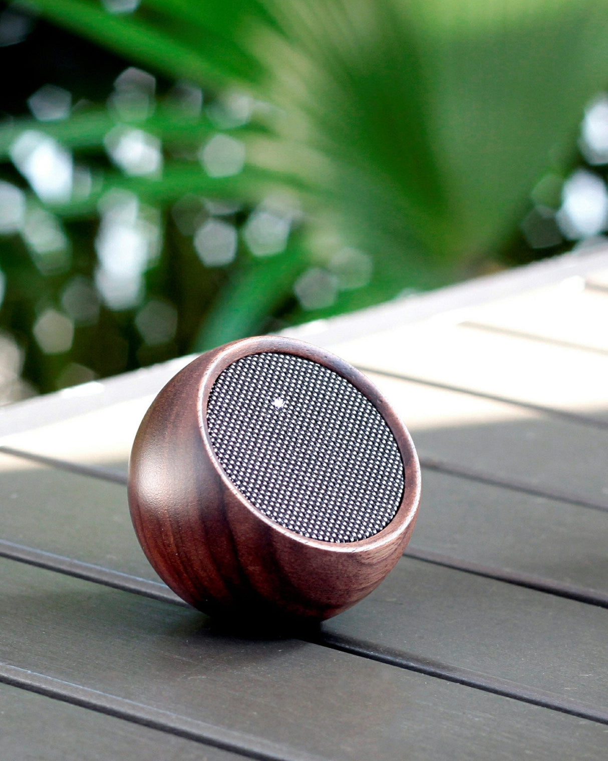 Walnut Wood Tumbler Selfie Bluetooth Speaker