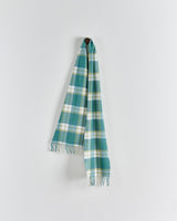 Green-Check-Merino-Scarf