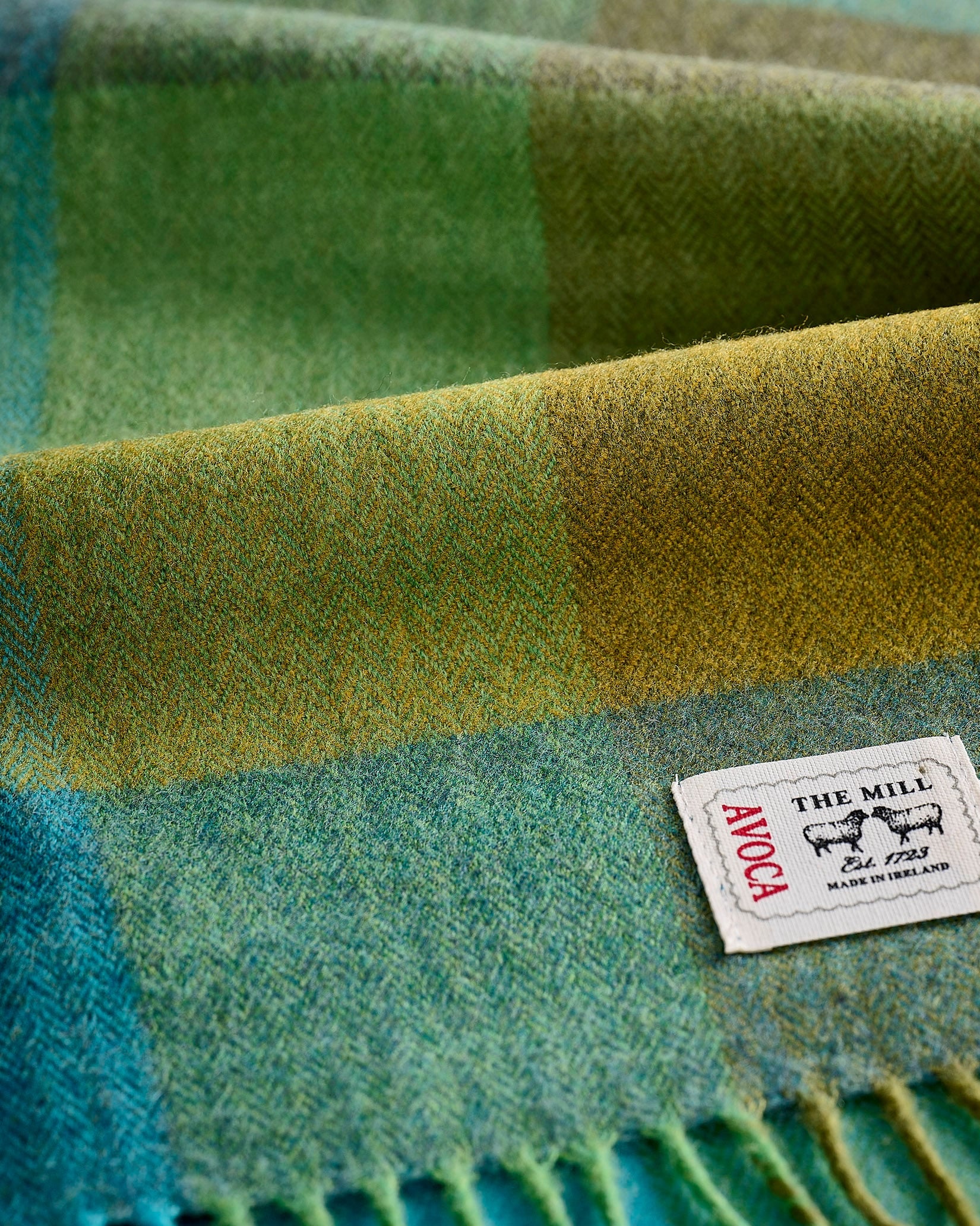 Green Fields Merino Scarf – Avoca
