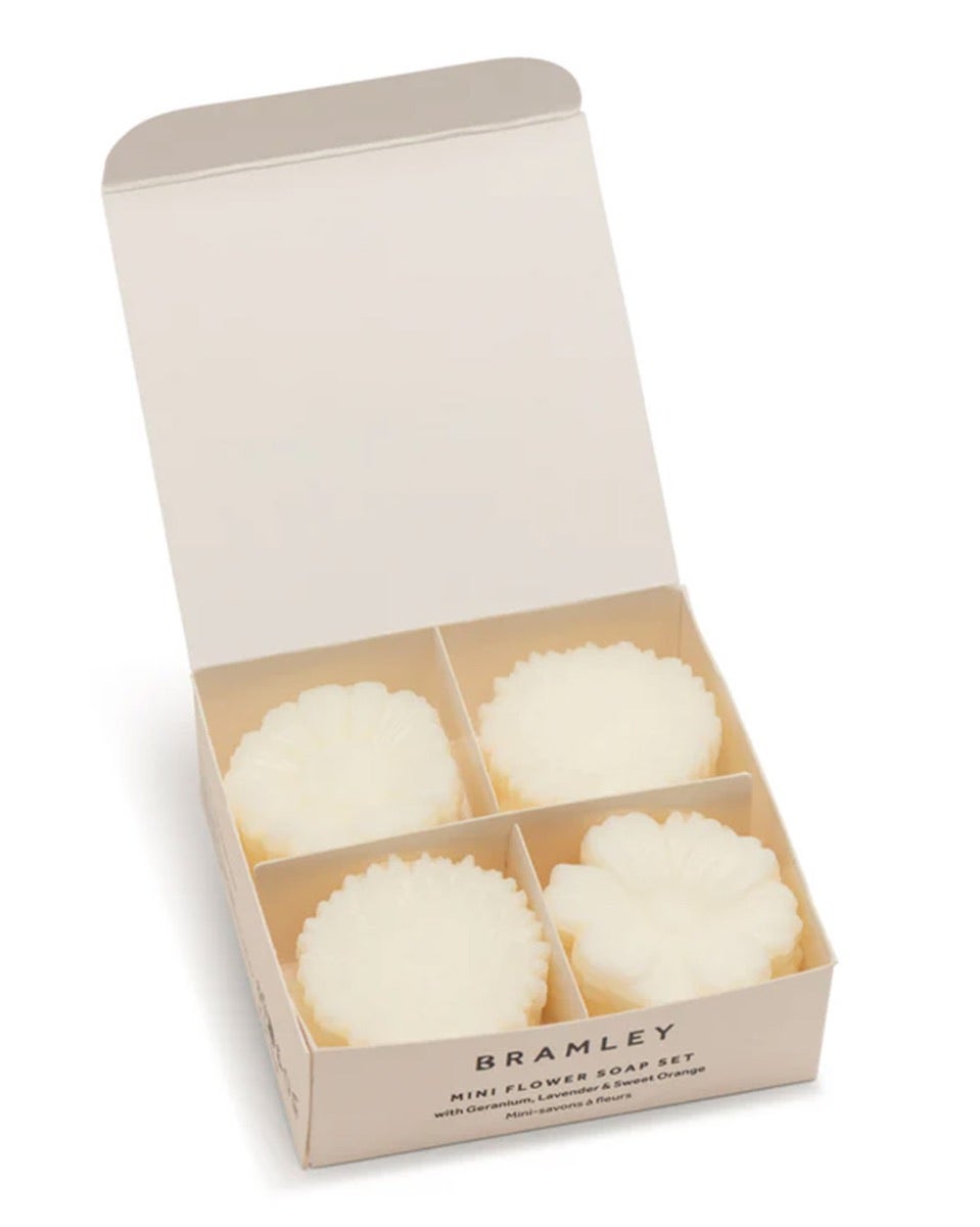 Bramley Mini Flower Soap Set