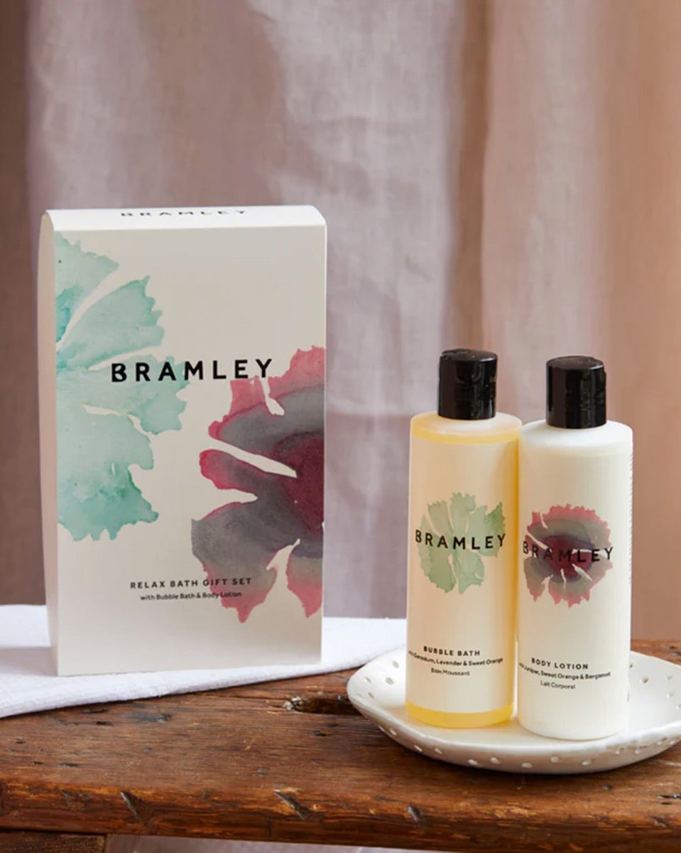 Relax Bubble Bath & Body Lotion Gift Set