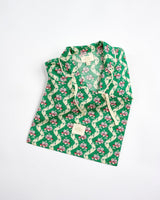 Green Wave Cotton Pyjama Set
