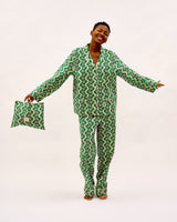 Green-Wave-Cotton-Pyjama-Set