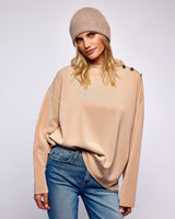 Desert Hanne Mock Neck Sweatshirt