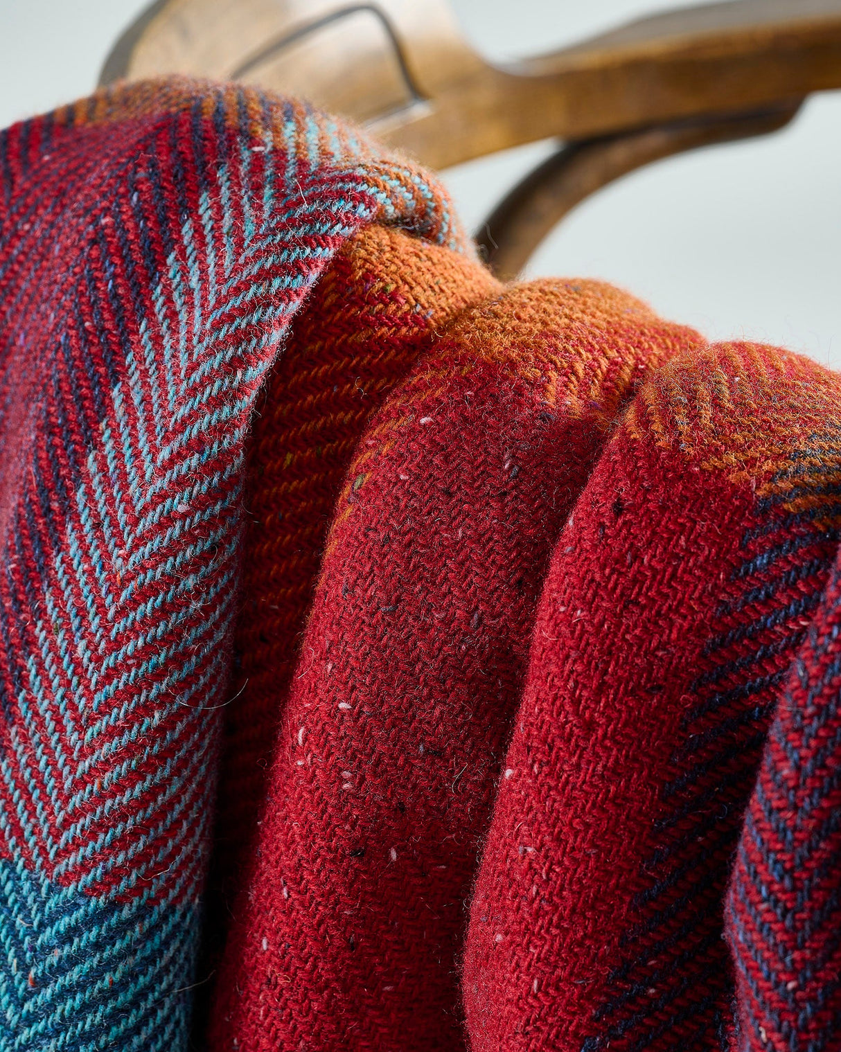 Harriet Mohair Tweed Throw