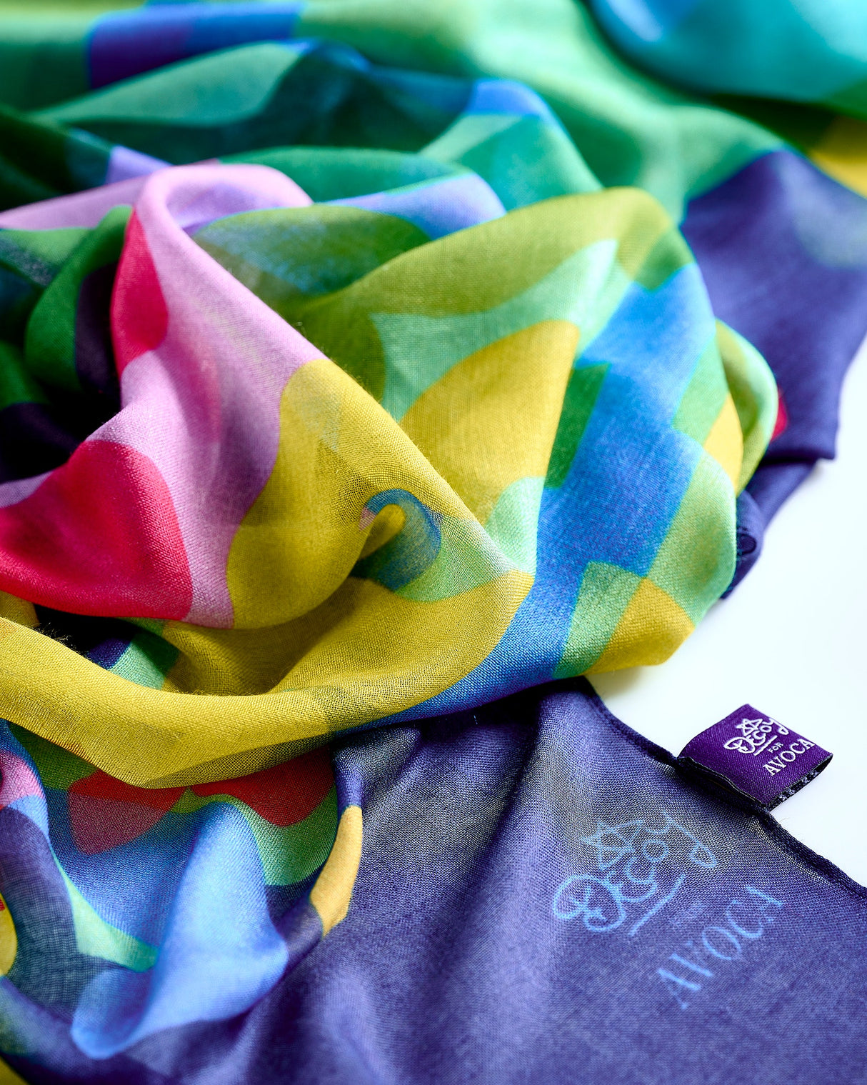 Harts Tongue & Fern Silk Modal Scarf