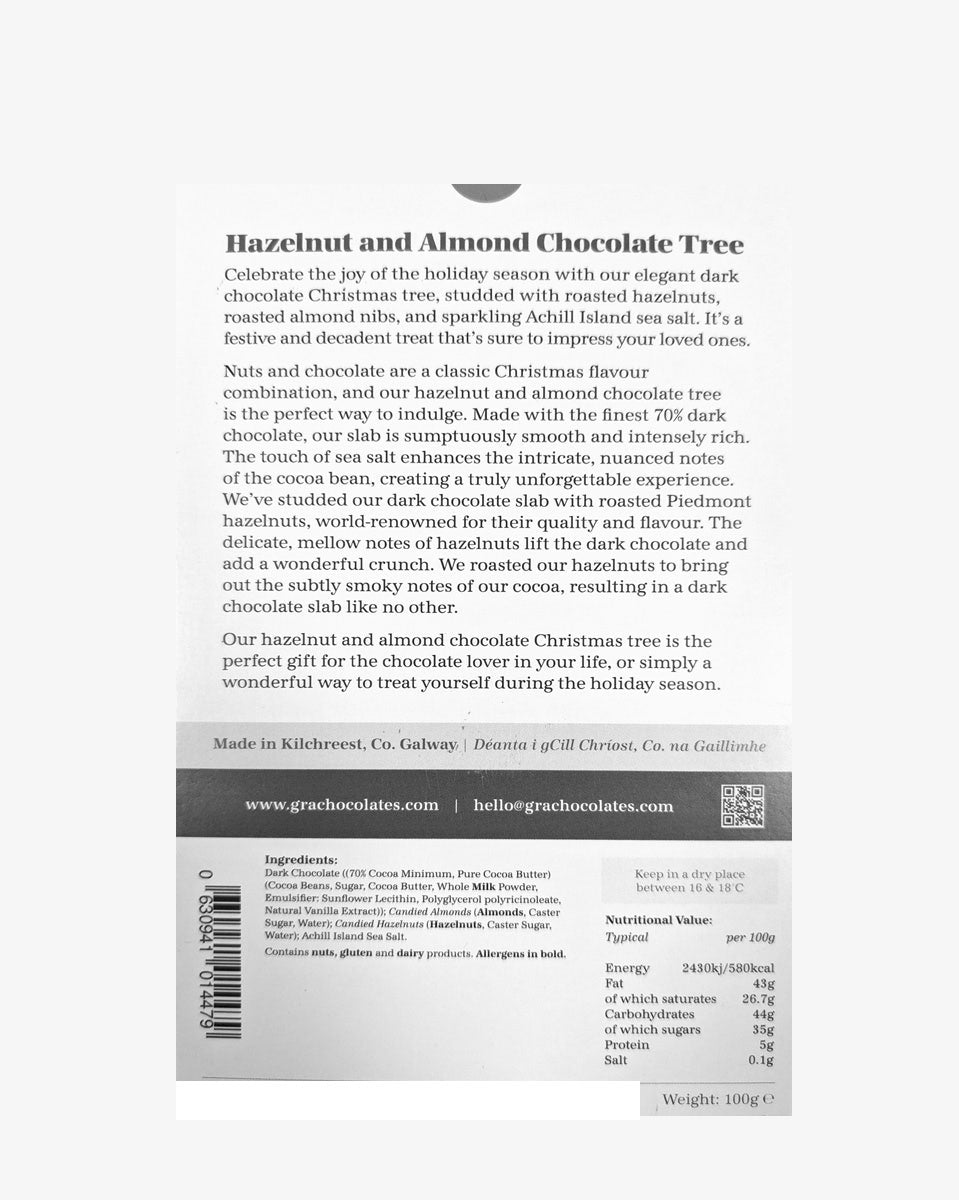 Grá Chocolates Hazelnut & Almond Chocolate Tree