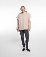 Light Desert Helena Cape With Padded Sleeves
