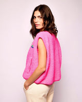Acid Pink Hoktown Vest Jacket